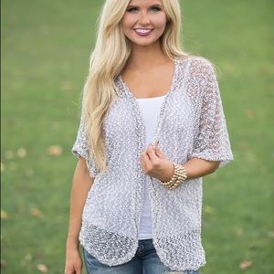 Quiet nights cardigan